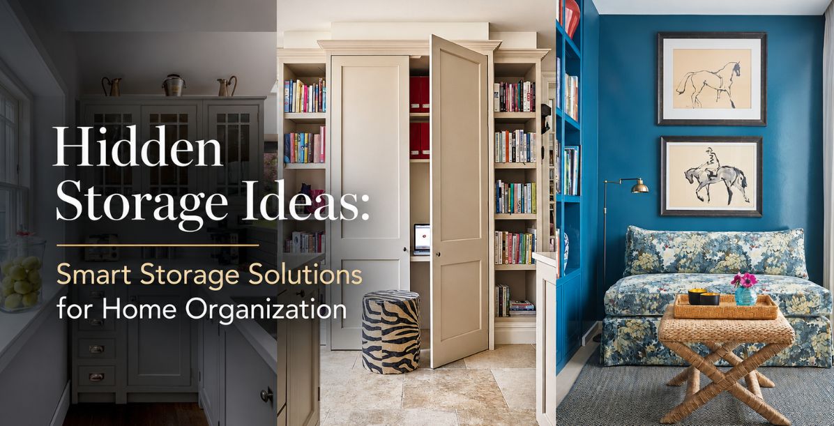 Hidden Storage Ideas: Smart Storage Solutions for Home Organization